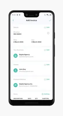 Your Invoice android App screenshot 3